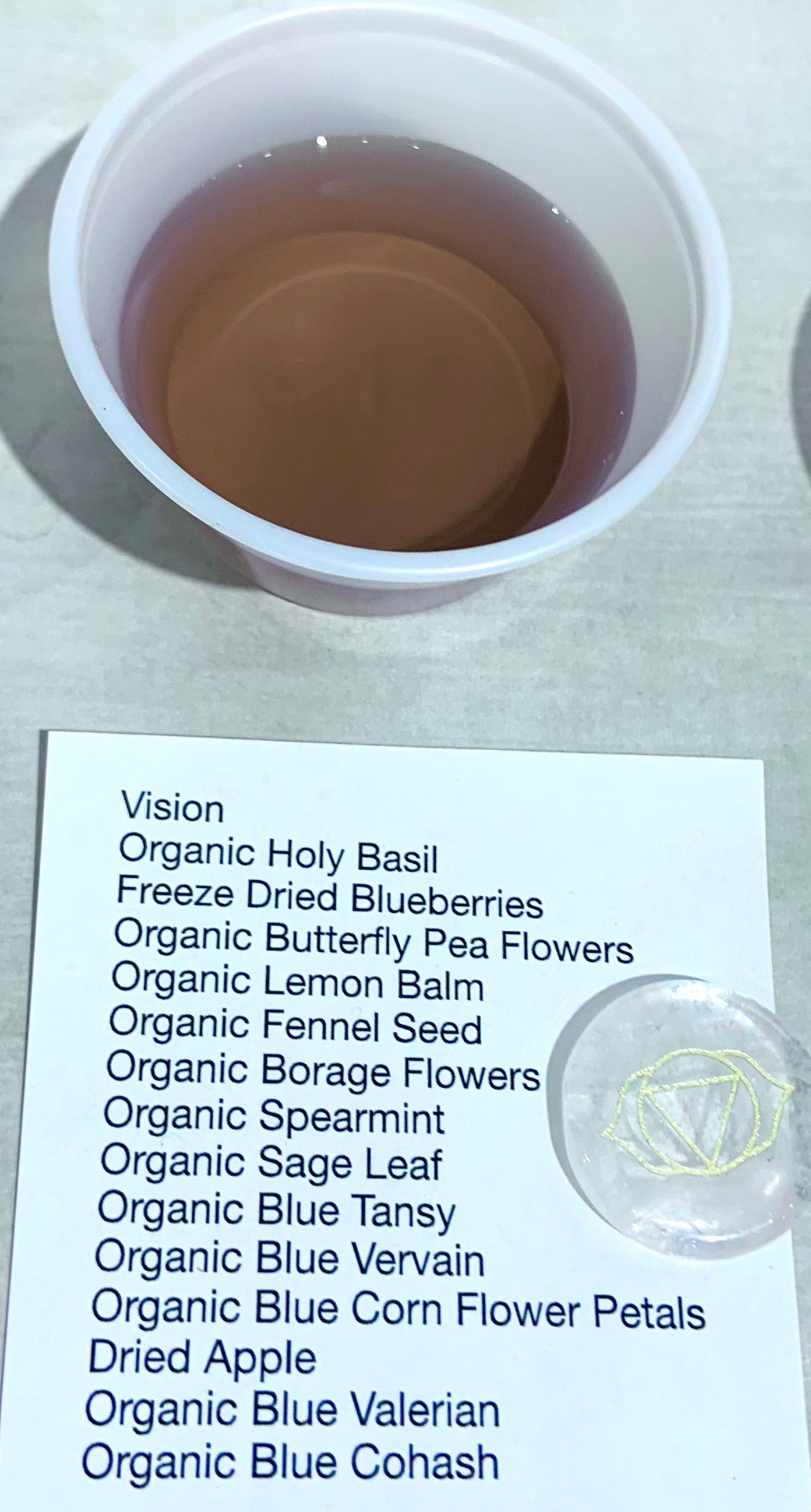 Chakra Crystal Herbal Tea Collection with Affirmations (10 teas)