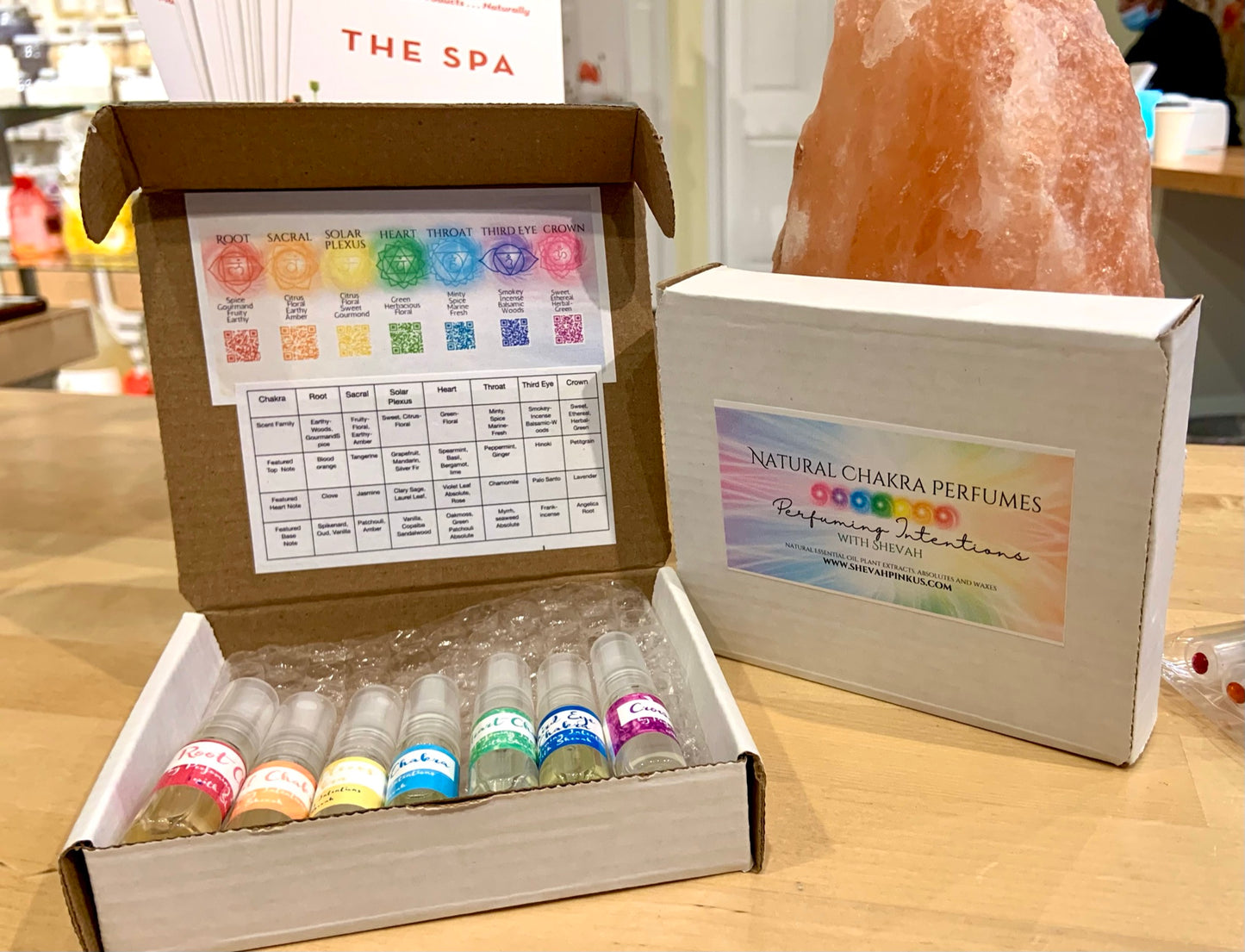 Chakra Perfume Set 3ml (set of seven includes an Aroma Reading)