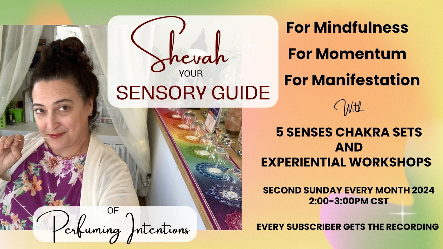 12 month Subscription to the 5 Sensory Chakra Gift Box Collection and Immersive Community Workshops