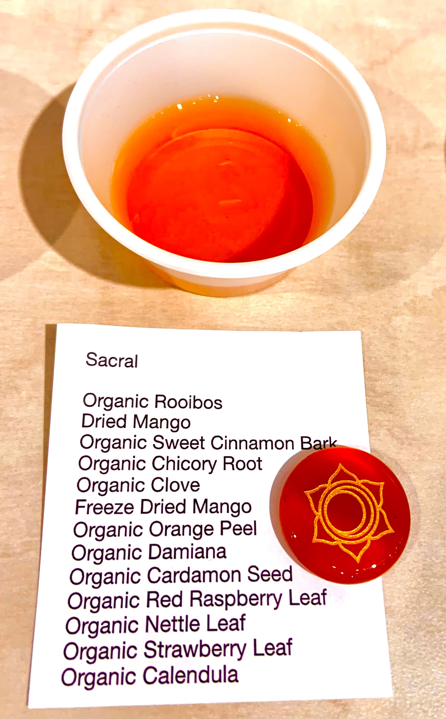 Sacral Chakra Tea Packet