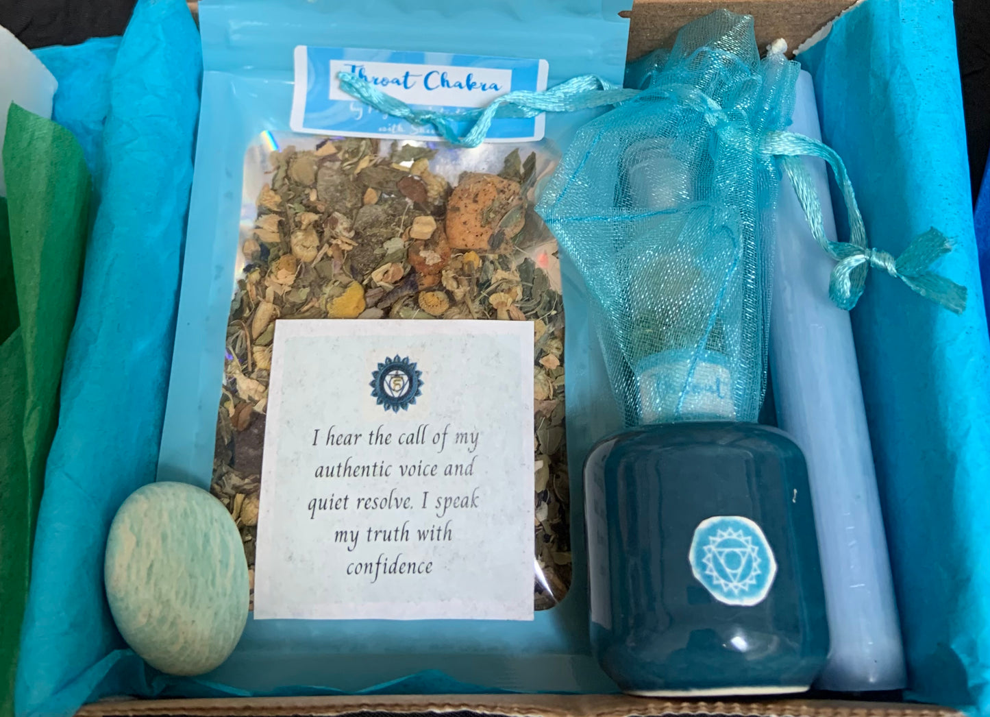 Throat Chakra Sensory Gift Set and Workshop