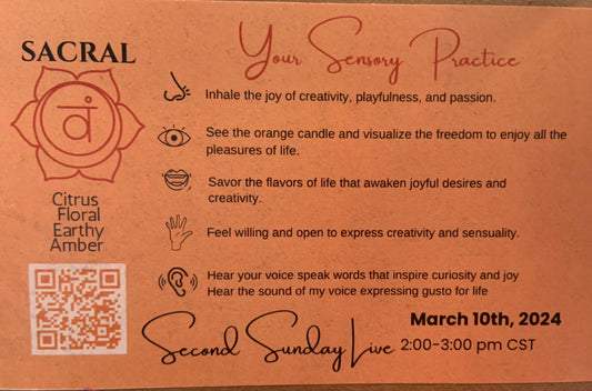 Sacral Chakra Sensory Immersion Workshop (only)