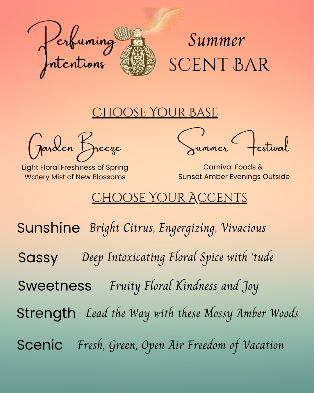 Summer Scent Bar