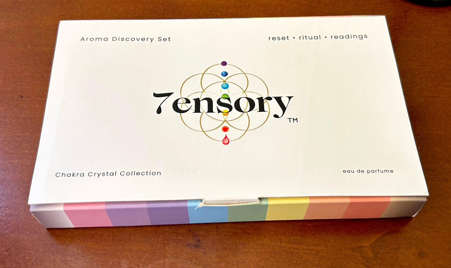 Complete Chakra Perfume Set with Aroma Reading