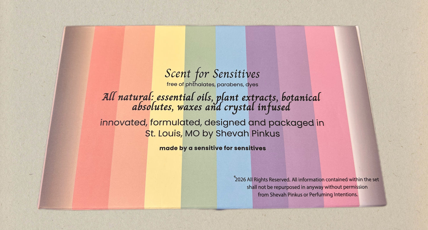 Complete Chakra Perfume Set with Aroma Reading