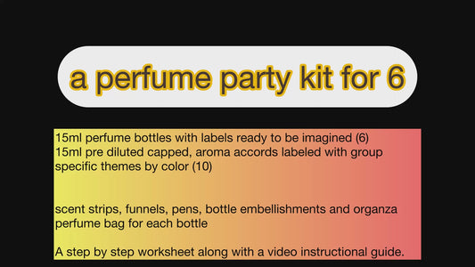 Perfume Party Kit for 6